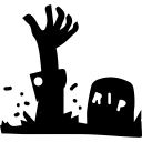 dead, death, grave, halloween svg vector icon