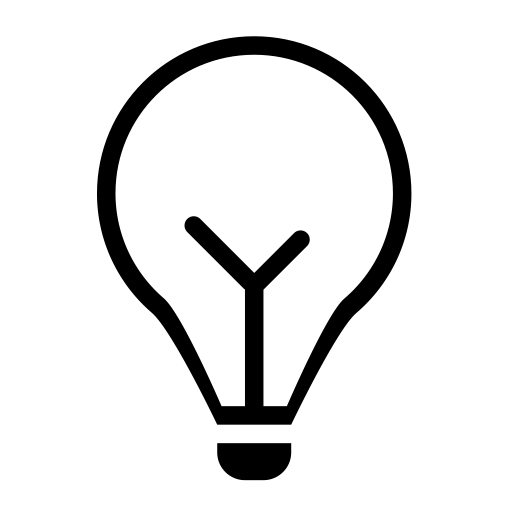 Bulb svg vector icon