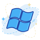 media, social, windows svg vector icon