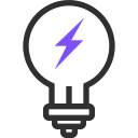 charge, electricity, energy, flashligh, idea, lamp, light svg vector icon