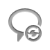 speech,balloon,refresh icon