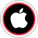 apple, media, online, social svg vector icon
