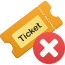 ticket,remove icon