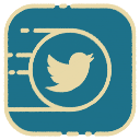 media, social, twitter svg vector icon