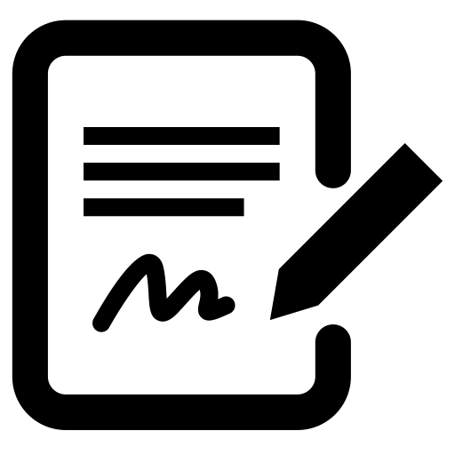 Sign A Cooperation Agreement svg vector icon