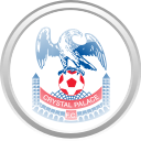 cristal palace, flag, football, premier english svg vector icon