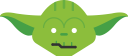 jedi, master, puppet, star wars, yoda svg vector icon