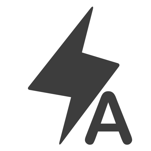 Flash Auto svg vector icon