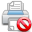 delete, print icon