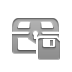 treasure,chest,diskette icon