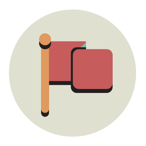 Flag svg vector icon