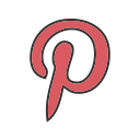 communication, facebook, internet, media, pinterest, social, twitter svg vector icon