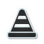 cone, construction, sticker, traffic icon