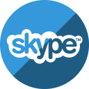 skype svg vector icon