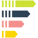 analytics, bar, chart, graph svg vector icon