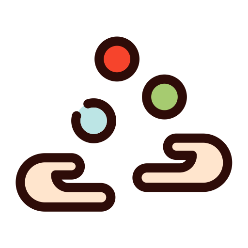 Juggling svg vector icon
