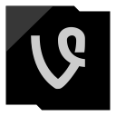 company, logo, media, social, vine svg vector icon