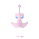 kanto, mew, pokemon, psy svg vector icon