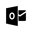 outlook,black icon