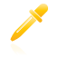 pipette, yellow icon