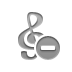 notation,composer,delete icon