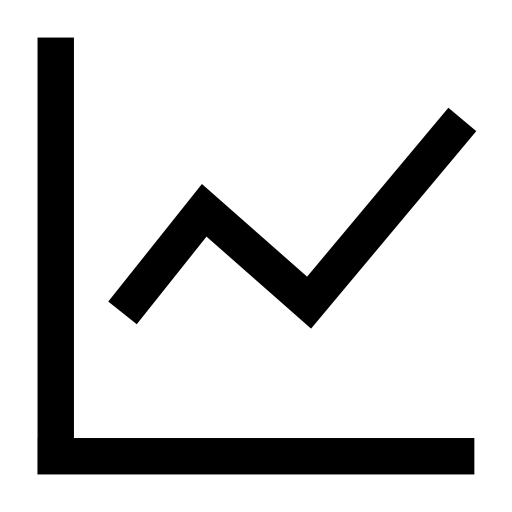 Chart Line Chart svg vector icon