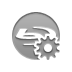 blu,ray,disk,gear icon