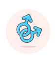 gay, male, sign svg vector icon