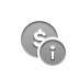 coin,dollar,info icon