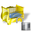 cradle,unlock icon