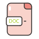 doc, doc , documents, files, folders svg vector icon