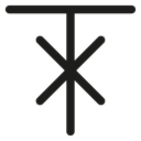 elk, rune, slavic calendar, slavic symbols svg vector icon