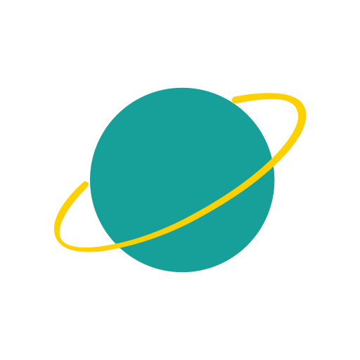 Cosmic Planet svg vector icon