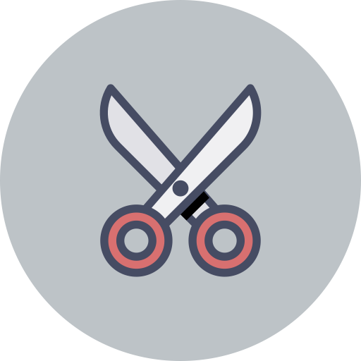 Scissor svg vector icon