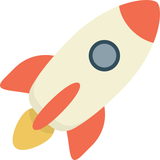 Rocket svg vector icon