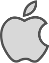 apple, brand, logo, network, social svg vector icon