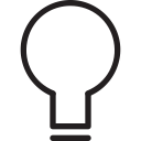 bulb, misc svg vector icon