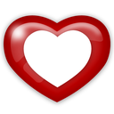 heart, media, social icon