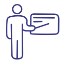 male, man, presentation, teacher svg vector icon