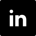 linkedin, media, social, square svg vector icon