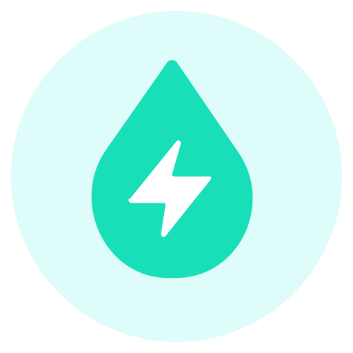 Hydropower Coal svg vector icon