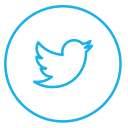 circle, circles, line, neon, social, tweet, twitter svg vector icon