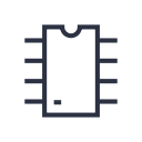 arduino, chipset, electronic, technology svg vector icon