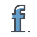 facebook, media, network, social, web svg vector icon