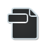 document, file, sticker icon