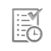 white,list,clock icon