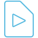 avi, document, file, filetypes, format, video, video svg vector icon