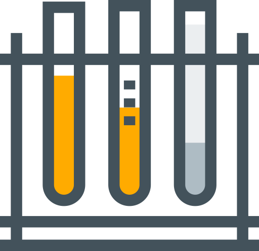 Test Lab Tubes svg vector icon