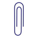 attachment, clip, paperclip, staple svg vector icon