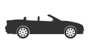 auto, automobile, car, convertible, vehicle svg vector icon